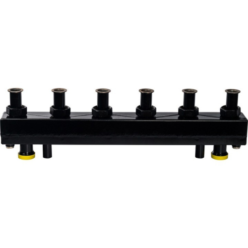 Стальной распр, коллектор 3 отопительных контура DN 25 с гидрав-ким раздел-м SDG-0018-004003 STOUT