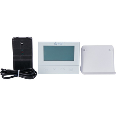 Беспроводной комнатный двухпозиционный регулятор ST-292v2, белый STE-0101-029221STOUT