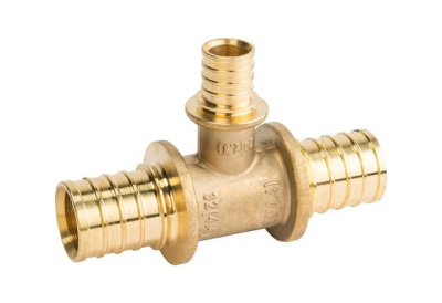 Тройник 25х25х20 аксиальный надвижной STOUT  для труб  PE-Xa/EVOH и  PE-Xc/Al/PE-Xc SFA-0014-252520