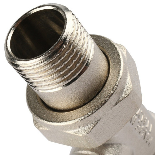 Клапан запорно-балансировочный прямой 1/2" со сгоном. Резьба внут - нар  SVL 1176 000015 STOUT