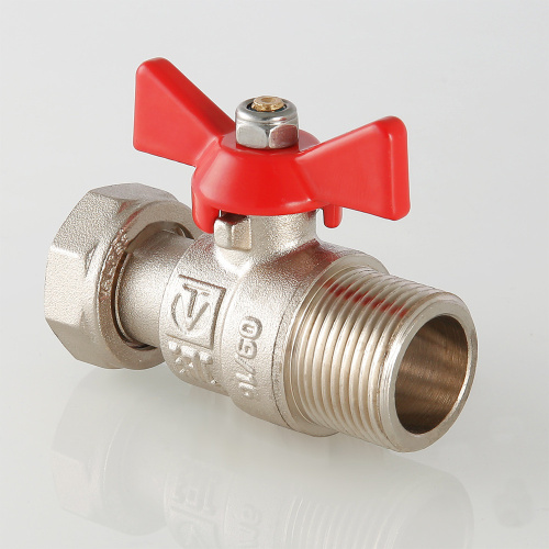 Кран шаровой с накидной гайкой 1/2" вн.-нар. VALTEC VT.260.N.0404