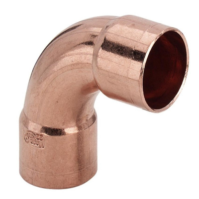 Отвод медь пайка двухраструбный  90  градусов Ø 12  
