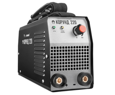 Сварочный аппарат КОРУНД 220 , ММА , ток DC , 20-220А , ПВ 40% , электрод 1.6 - 5.0 мм										