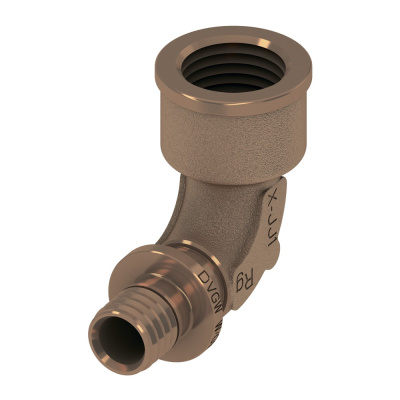 TECEflex Угол  20 х 1/2" Внутренняя резьба, бронза 708102