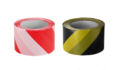 Сигнальная лента ЗУБР" мастер" цвет красно- белый. 75 мм х 200м