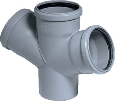 Крестовина одноплоск.  PP 50*50*50/67 