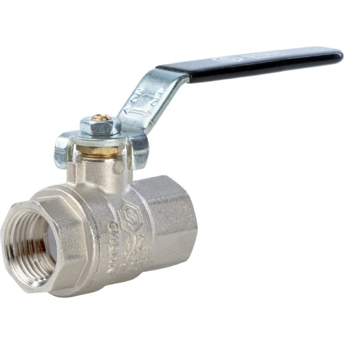 Кран шаровый полнопроходной 1,1/4" резьба  внутренняя-внутренняя, ручка рычаг STOUT 