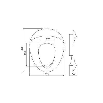 Детское сиденье для унитаза   ALCAPLAST A68 полипропилен