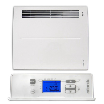 Конвектор ATLANTIC  ALTIS Ecoboost 1000W BT1000 м.кв 10; с цифровым термостат В.Ш.Г 451х458х98