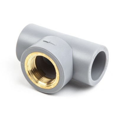 Тройник комбинированный противопожарный "ABN" (вн) - 20 х 1/2" полипропилен