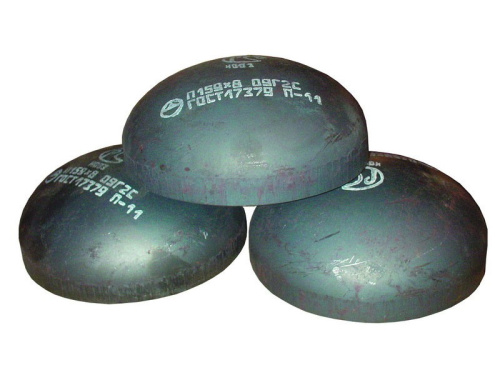 Заглушка черная сферическая 32 х 3,5 мм  (Ду25) ГОСТ 17379