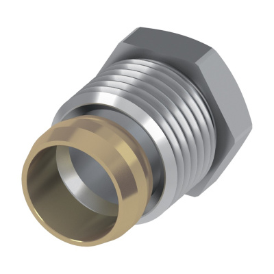 Соединение концевое TECE для угловых патрубков 1/2” ВР Cu 15 мм x R 1/2” 717501