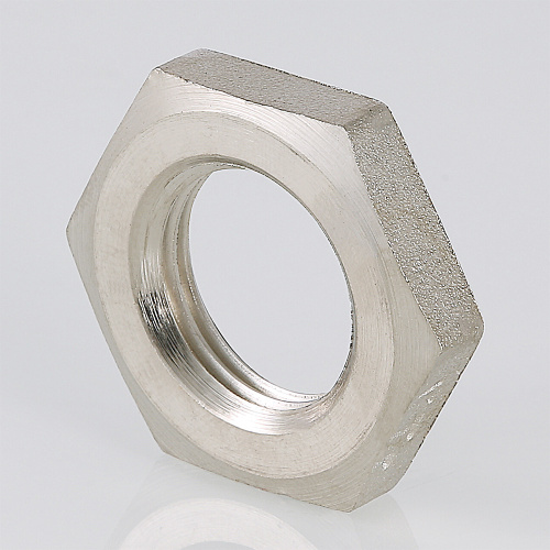 Контргайка ГОСТ 1/2" никелированная латунь                                     VTr.656.N.0004 VALTEC