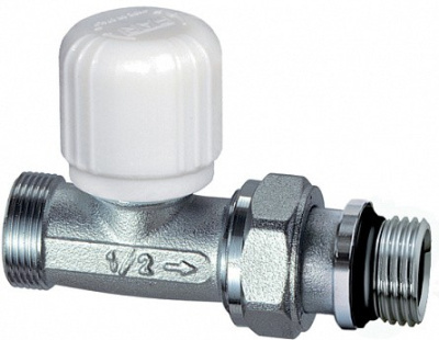 Прямой терморегулирующий вентиль FAR  1/2"            Наружная-Наружная резьба