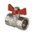 Кран шаровый COMPACT, рукоятка бабочка 3/4" Резьба внутренняя внутренняя VALTEC VT.092.N.05 