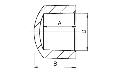 Заглушка DN 20 полипропиленовая FV-Plast Чехия (серый)   229020