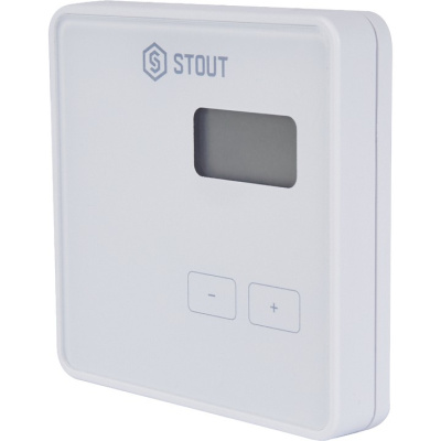 Беспроводной комнатный регулятор R-8b, белый, 2xAAA STE-0101-008001 STOUT