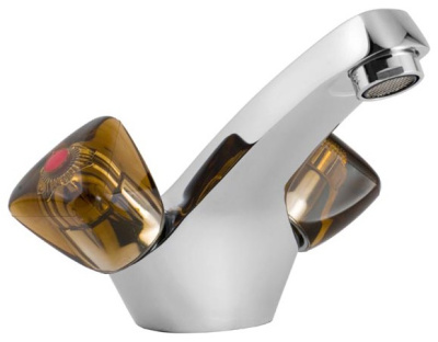 100 STELLA CER  Смеситель для умывальника, с литым изливом 110мм с керамической кран-буксой MOFEM