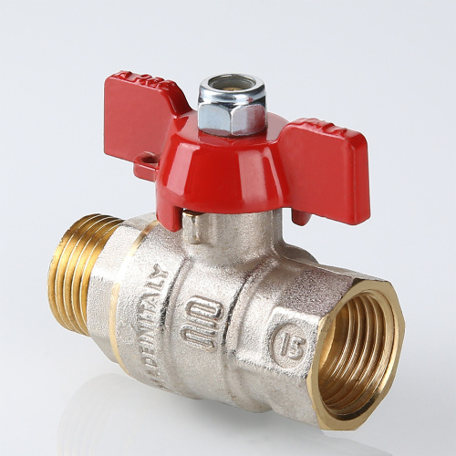 Кран шаровой ENOLGAS BASIC вн.-нар. 1/2" S.218.04 БАБОЧКА