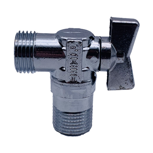 Кран шаровый угловой  1/2" х 1/2" наружная - наружная резьба  TIEMME 2950018 / 2950N0404