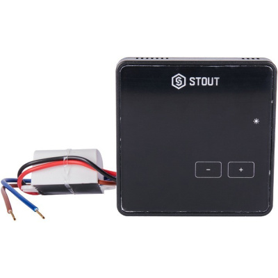 Беспроводной комнатный регулятор R-8z, черный, 230 B STE-0101-008004 STOUT