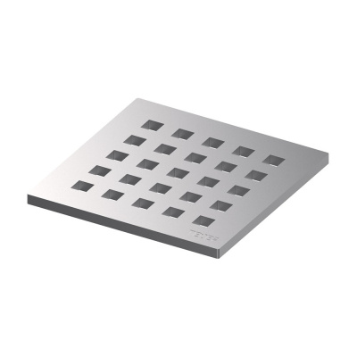 Декоративная решетка TECEdrainpoint S "quadratum", нержавеющая сталь, 100 мм 3665006
