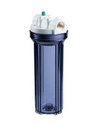 Корпус фильтра бытового ПРОЗРАЧНЫЙ для холодной воды 3/4"           Резьба внутренняя внутренняя