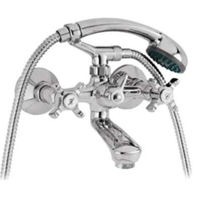 202 ROMANTIK  CER  Смеситель для ванны, излив 110мм с держат. с  керамической кран-буксой MOFEM 