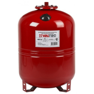 Бак расш. для отопления 100л. КРАСНЫЙ (с ножками)  VALTEC 3/4" Резьба Наружная VT.RV.R.060100 