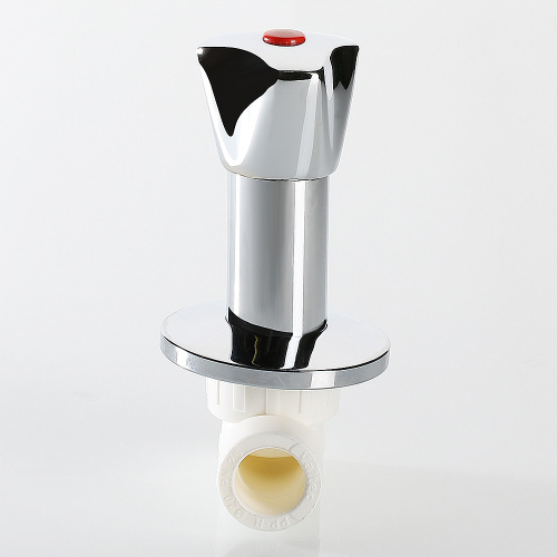 Вентиль PPR хромированный 25мм VALTEC полипропиленовый   VTp.713.0.025