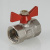 Кран шаровый COMPACT, рукоятка бабочка 3/4" Резьба внутренняя внутренняя VALTEC VT.092.N.05 