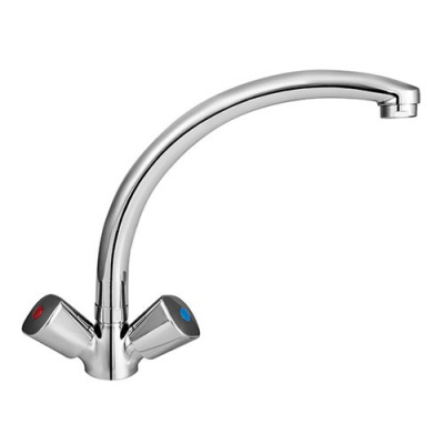 112 КОМЕТА   Смеситель для мойки, излив 210 мм. с классической кран-буксой MOFEM