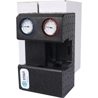 Насосная группа с прямым контуром 3/4" без насоса в изоляции SDG-0001-002001 STOUT