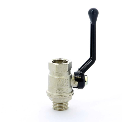 915 Кран шаровый ручка 1/2'' наружная-внутренняя резьба BUGATTI NEW JERSEY