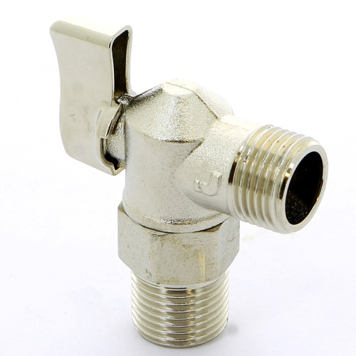 391 Кран шаровый НН  1/2"x1/2" угловой для подкючения приборов бабочка ITAP   