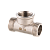 Тройник нар-внут-нар резьба 1/2"     MVI BF.517.04 фитинг (Латунь ЛС-59-2 (CW617N), никелированная)