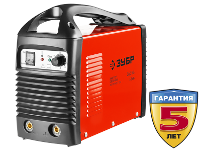 Сварочный инвертор  ЗУБР 165 А max,30 A min,ПВ - 60%, 5,3кВА,электр 1.6 - 4,0 мм. MMA,ПВ 60%
