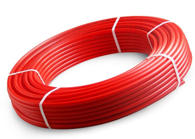 PE-RT Труба 20 х 2,0 Траб. 70° однослойная красная (класс 5) ХВС, ГВС, теплые полы (бухта 200мп)