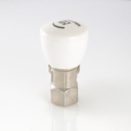 Клапан ручной угловой РЕГУЛИРОВОЧНЫЙ  3/4"  со сгоном. Резьба внутренняя - наружная VALTEC