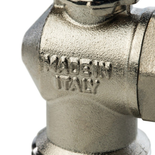 Кран шаровой  угловой  1/2"x3/4" резьба наружная - наружная STOUT SVB-0059-001234