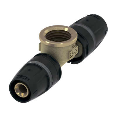 Тройник  50 х 1,1/4" PPSU-латунь внутренняя резьба TECElogo-Push 8610410