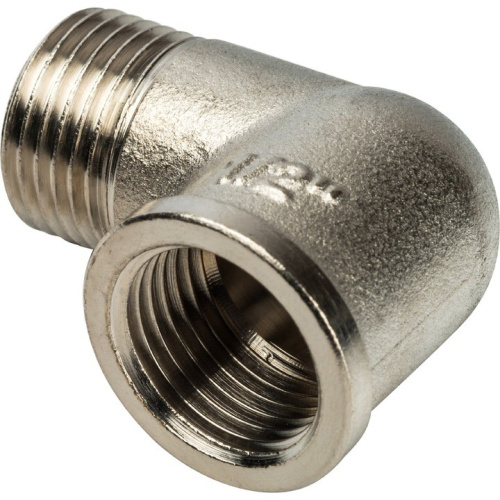 Фитинг   STOUT Угол 3/8  SFT-0012-000038 внутренняя-наружная резьба латунь никелированный