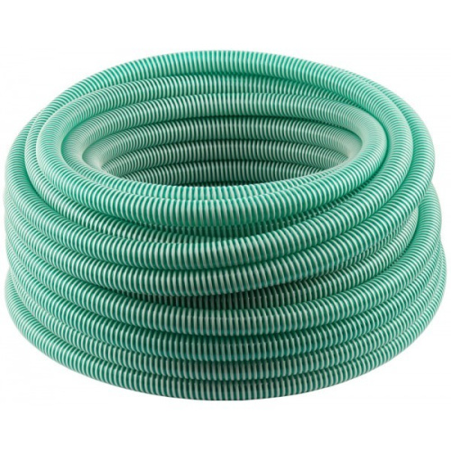 Шланг напорно-всасывающий ЗУБР, 32 мм, 30 метров бухта, со спиралью ПВХ