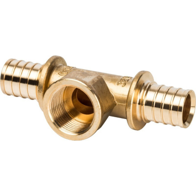 STOUT Тройник  внутренняя резьба 20 x 1/2" для труб PE-Xa/EVOH и  PE-Xc/Al/PE-Xc  SFA-0028-002012