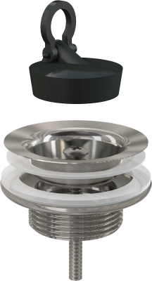 Выпуск для умывальника 1.1/4" цельнометаллический A439 ALCAPLAST