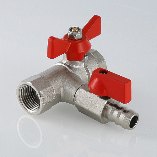 Кран шаровой с обратным клапаном и дренажом 1/2" VALTEC резьба внутренняя