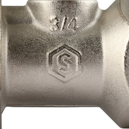 Клапан ручной прямой терморегулирующий  3/4" со сгоном. Резьба внут - нар SVRS-1172-000020