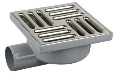 Трап ANI гор. вып. 50 нерж. реш. 15*15 ТА5112