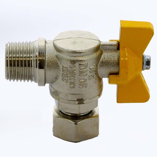 Газовый шаровый кран угловой БАБОЧКА 1/2'' ITAP BERLIN нар-внутр. резьба