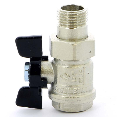 922 Кран шаровый со сгоном бабочка 1/2''  BUGATTI NEW JERSEY